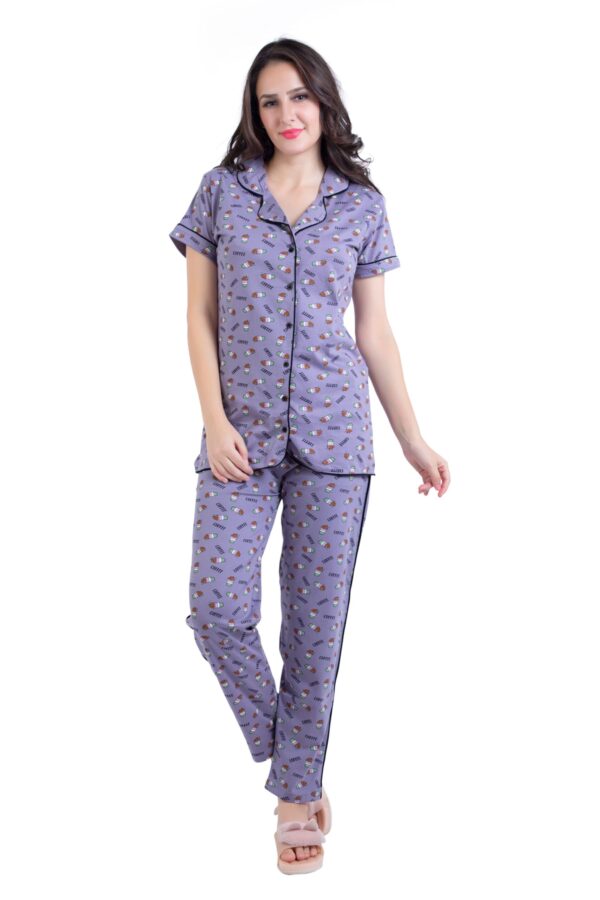 COLLAR SET NIGHT SUITS