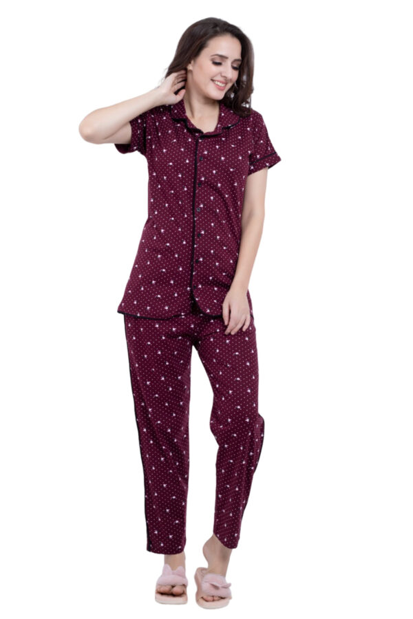 COLLAR SET NIGHT SUITS